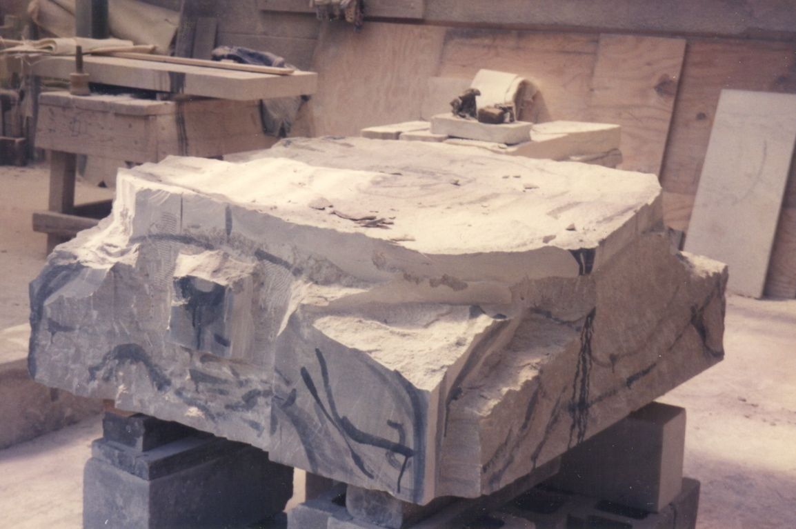 Stage 2 — the shell beginning to take shape.